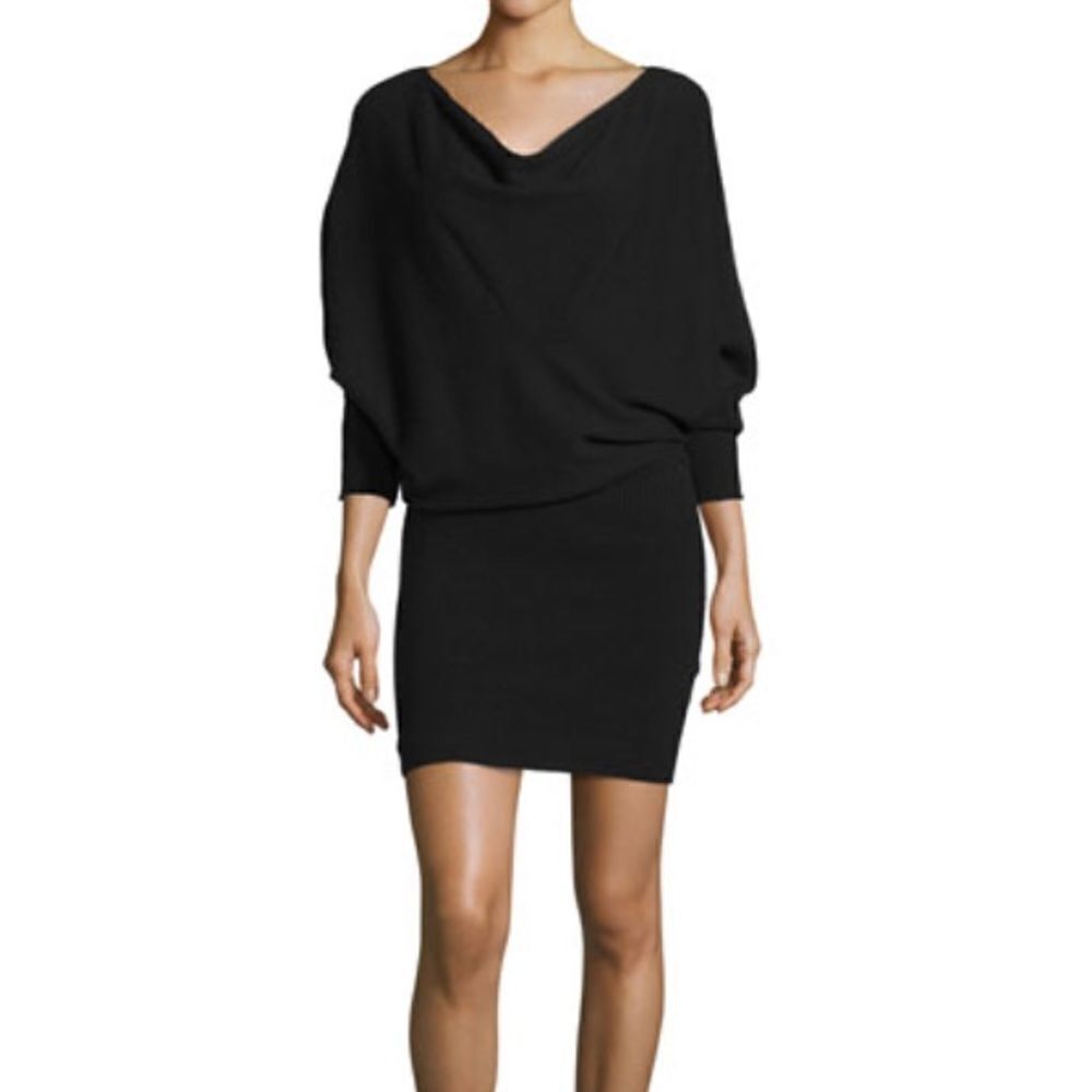 Joie Athel B Wool Mini Sweater Dress Size Large